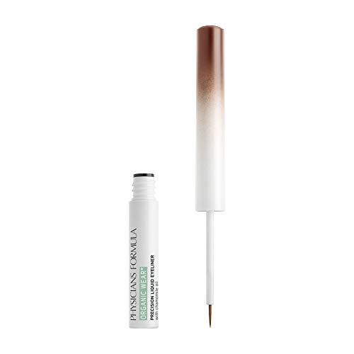 Physicians Formula Physicians Formula Organic Wear All Natural Liquid Precision Eyeliner Dark Brown, Vegan, Dermatologist Approved