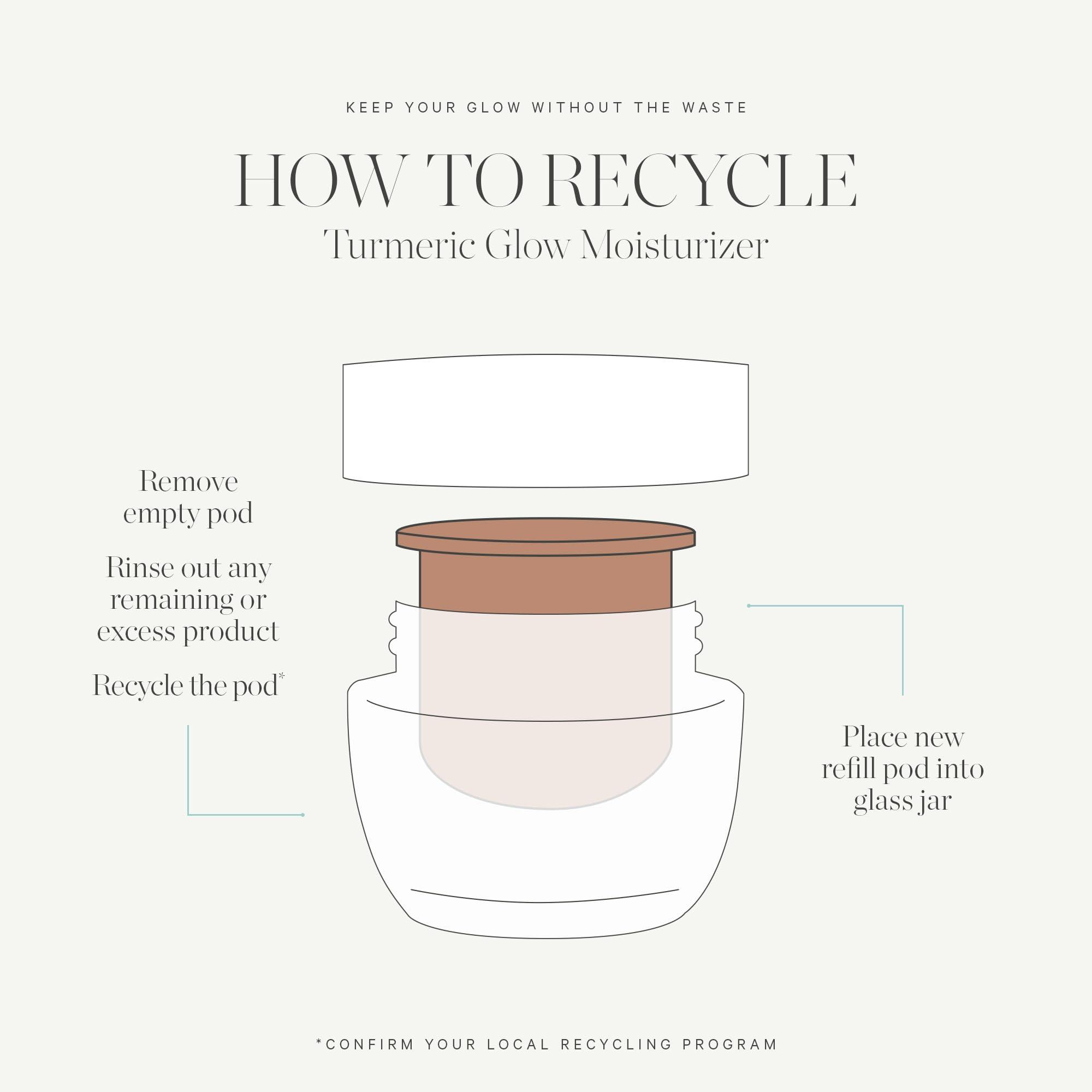 KORA Organics KORA Organics Turmeric Glow Facial Moisturizer, Hydrating Face Cream to Soften & Plump Skin, For Oily and Combination Skin, Certified Organic & Cruelty-Free, 1.69 Fl Oz