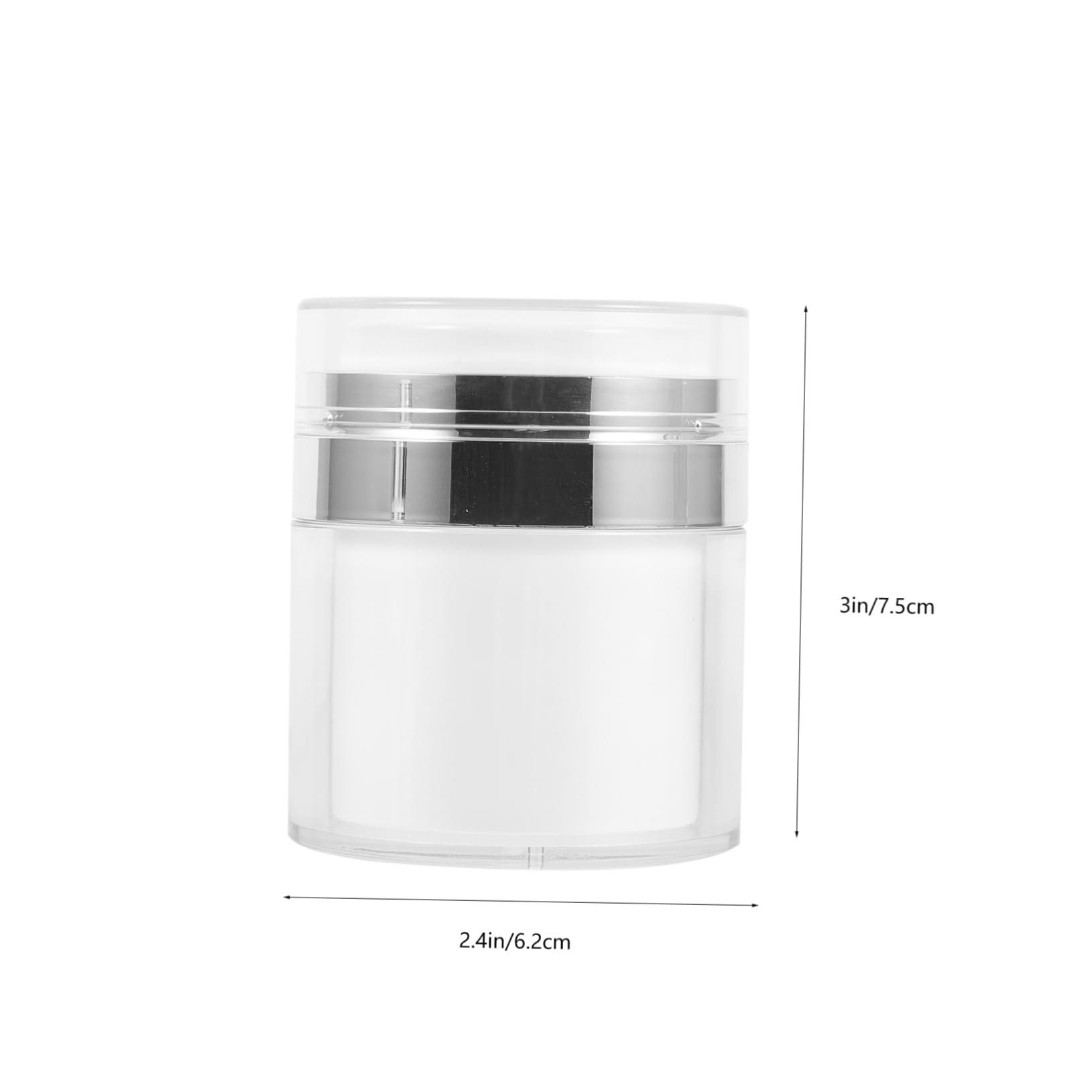 Baluue Baluue 5sets Press Cream Jar Mini Lotion Pump Jar Refillable Cosmetic Jar Empty Airless Pump Bottles Airless Pump Jars for Lotions and Creams Empty Lotion Jars Lotion Dispenser 2pcs*5