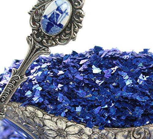 Meyer Imports Meyer Imports Crushed Glass Glitter for Arts and Crafts - Broken Glass German Glitter for Resin Craft Art/Tumblers/Nail Art/DIY Jewelry Making Decoration - 4 OZ Bag - Dark Blue