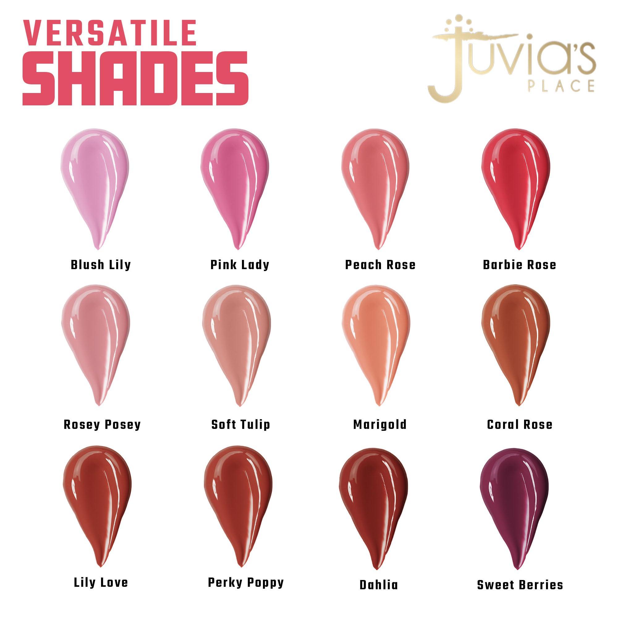 Juvia's Place Juvia's Place Blushed Liquid Blush SoftTulip - Dewy Tint Cheeks Makeup Glow Pigment Effortless Beauty Long Lasting Cosmetics Soft Creamy Natural Buildable All Skin Color Light Flawless Finish Blend