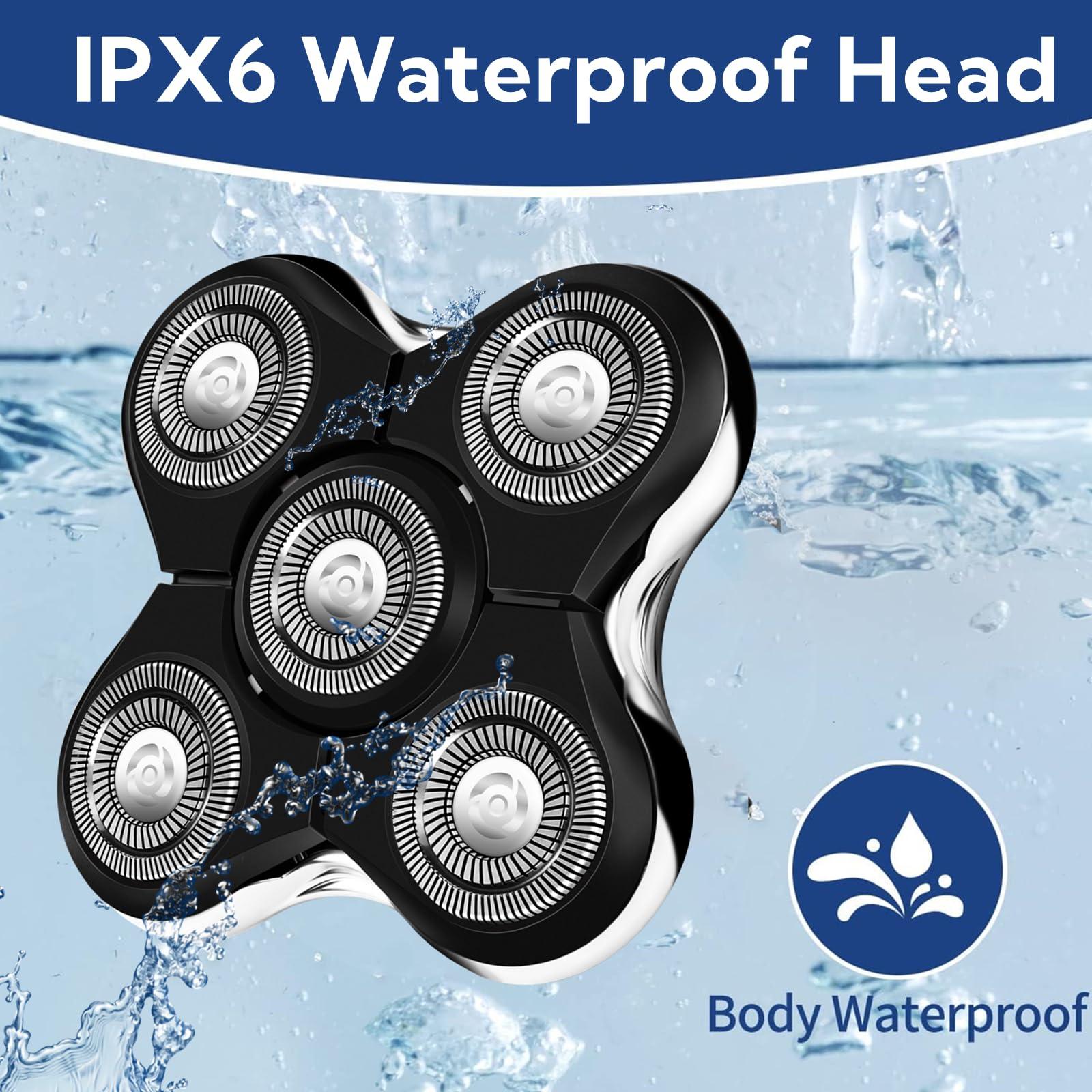 Midnt Balder Pro Replacement Head for Remington Balder Pro Head Shaver SPR XR7000,5 Dual Track Heads for Remington Shaver Replacement Heads-Precision Electric Shaving for Bald Men.(2Pack)