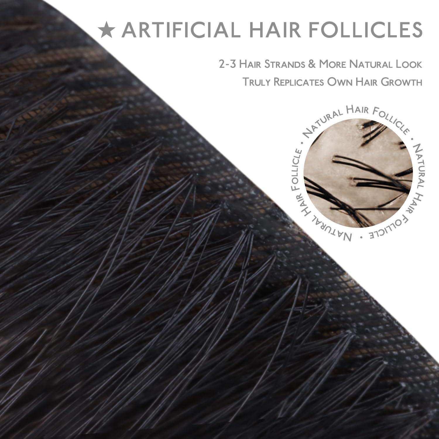 Wennalife WENNALIFE Invisi Edge & Classic Tape in Hair Extensions Human Hair, 18 Inch 50g 20pcs(10pcs Invisi Edge & 10pcs Classic) Natural Black Invisible Luxury Remy Hair Natural Seamless Injected Tape Ins