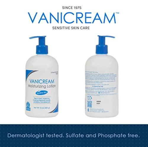 Vanicream Vanicream Lite Lotion with Pump for Sensitive Skin, 16oz Per Bottle (4 Pack)
