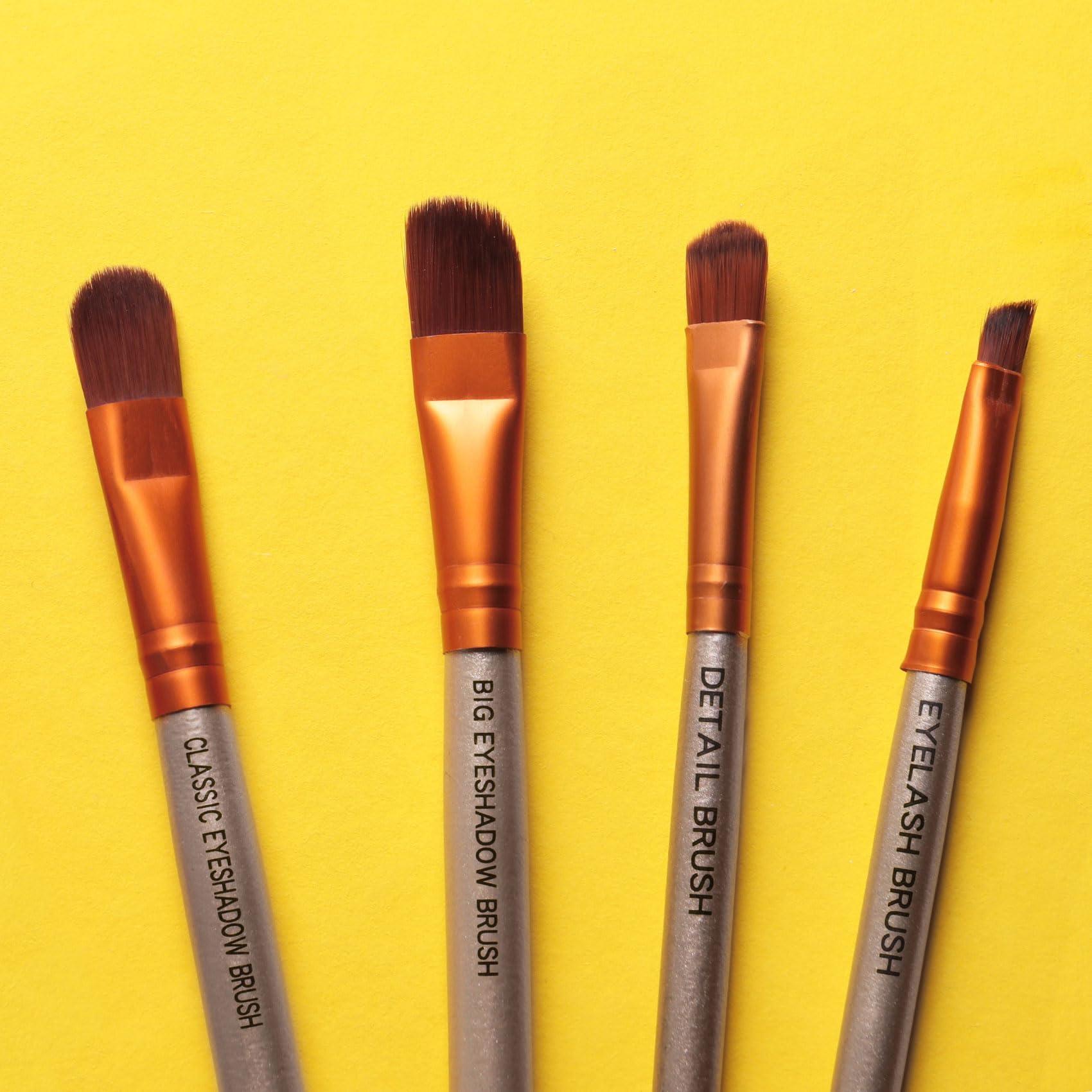 HINZIC HINZIC 420 PCS Makeup Brush Label Stickers, 10 Sheets Self-Adhesive Waterproof Brush Name Labels, Foundation Brushes Beauty Organization Labels for Beauty Salon Personal Use Women Girls