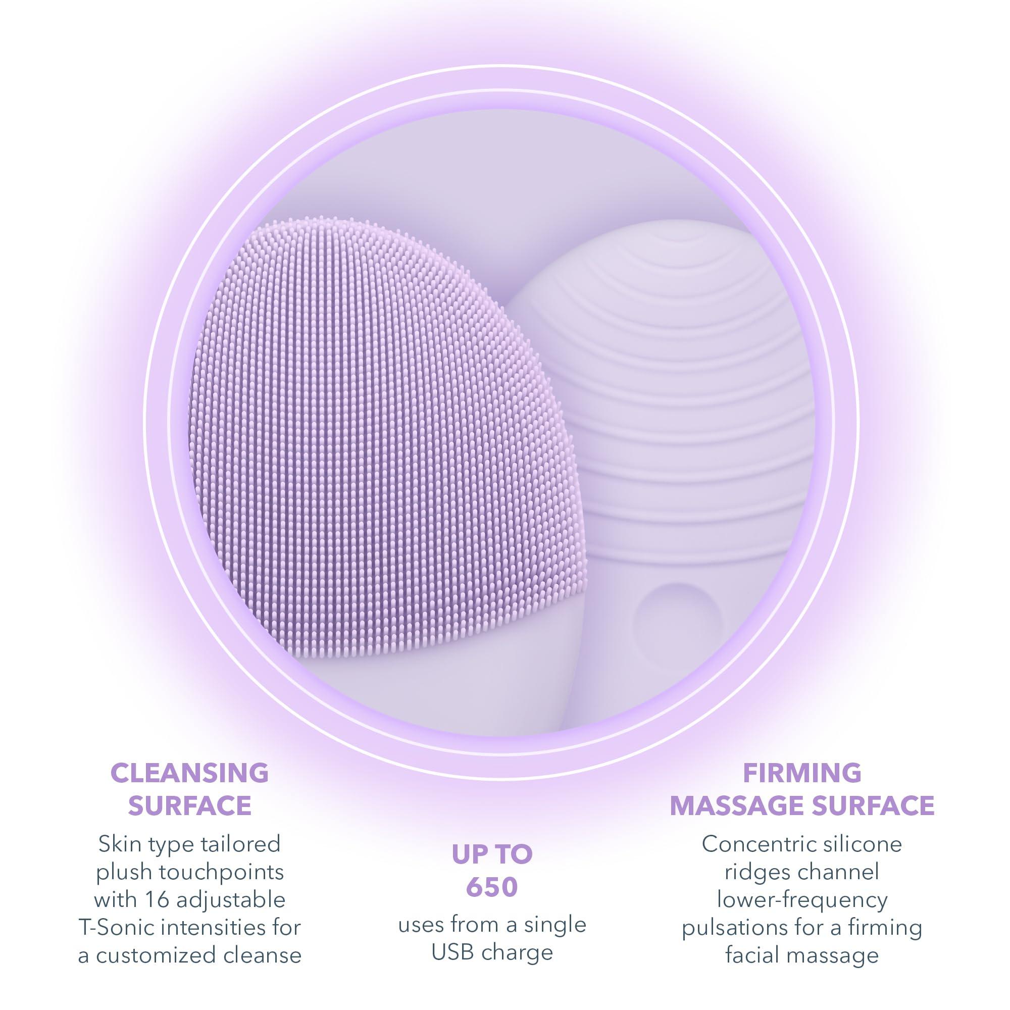 FOREO FOREO LUNA 3 Facial Cleansing Brush | Sensitive Skin | Anti Aging Face Massager | Enhances Absorption of Facial Products | For Clean & Healthy Face Care | Simple & Easy | Waterproof