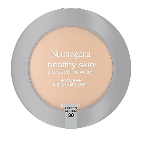 Neutrogena Neutrogena Healthy Skin Pressed Makeup Powder Compact with Antioxidants & Pro Vitamin B5, Evens Skin Tone, Minimizes Shine & Conditions Skin, Light to Medium 30.34 oz (Pack of 2)