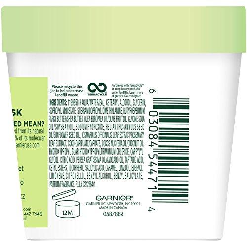 Garnier Garnier Fructis Smoothing Treat 1 Minute Hair Mask with Avocado Extract, 3.4 Fl Oz (Pack of 1)