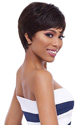 Harlem 125 HARLEM 125 GO GO MASTER WIG - 100% HUMAN HAIR (GM905) (1B-OFF BLACK)