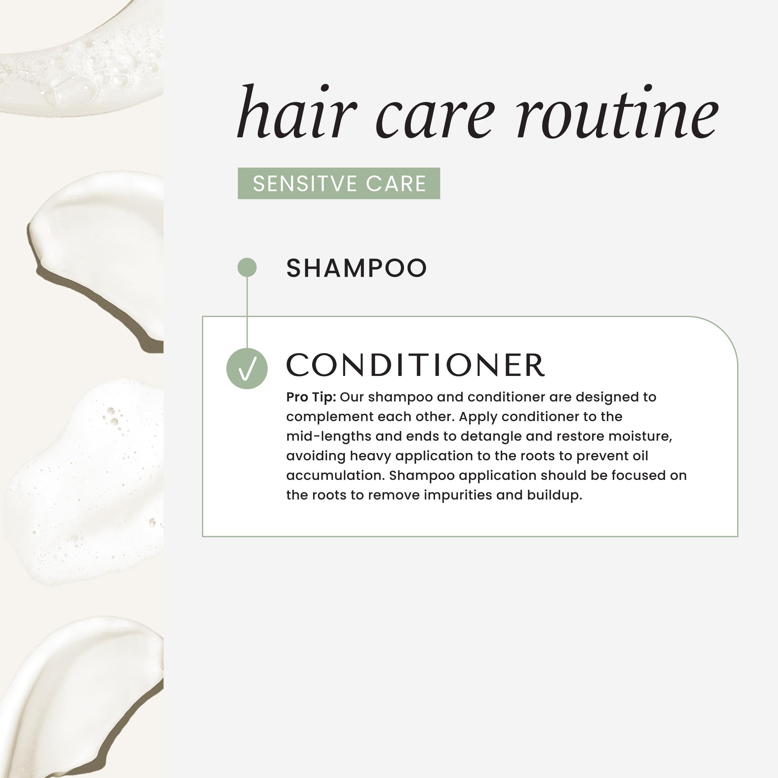 HASK HASK SENSITIVE CARE Shampoo + Conditioner Set - Fragrance & Paraben Free, Vegan, Color Safe, Gluten & Sulfate Free, Cruelty-Free