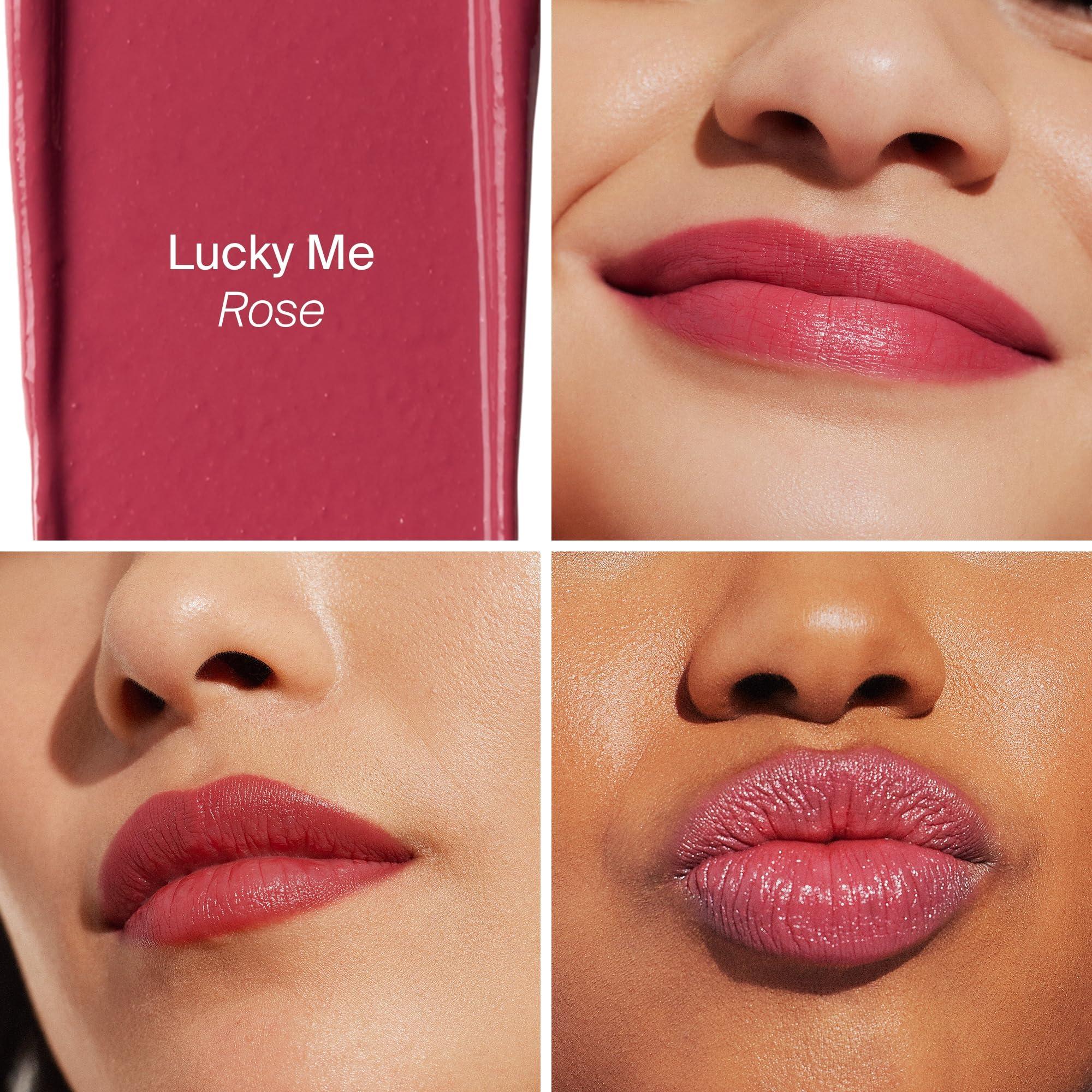 Supergoop! Supergoop! Lipshade 100% Mineral SPF 30 Hydrating Lipstick, Lucky Me (Rose) - Buildable, Bold Lip Color - Nourishes, Hydrates & Protects Lips - Natural Peppermint Flavor