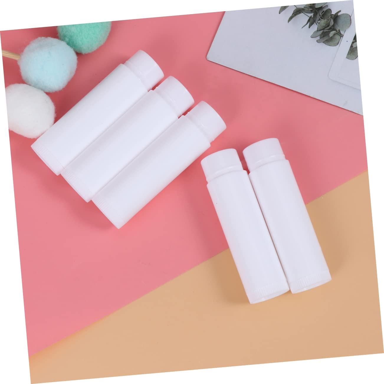 BIUDECO 25pcs Chap Sticks for Your Lips in Bulk Lipstick for Women for Women Refillable Lip Balm Bottle DIY Balm Container Sample Size Tubes Crafting Supplies Wax Tube