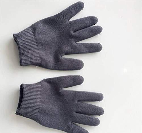 AnHua AnHua 1 Pair Gel SPA Moisturizing Gloves Soft Cotton Moisturizing Whitening Exfoliating Foot Mask Smooth Skin Care Dry Treatment (Gray)