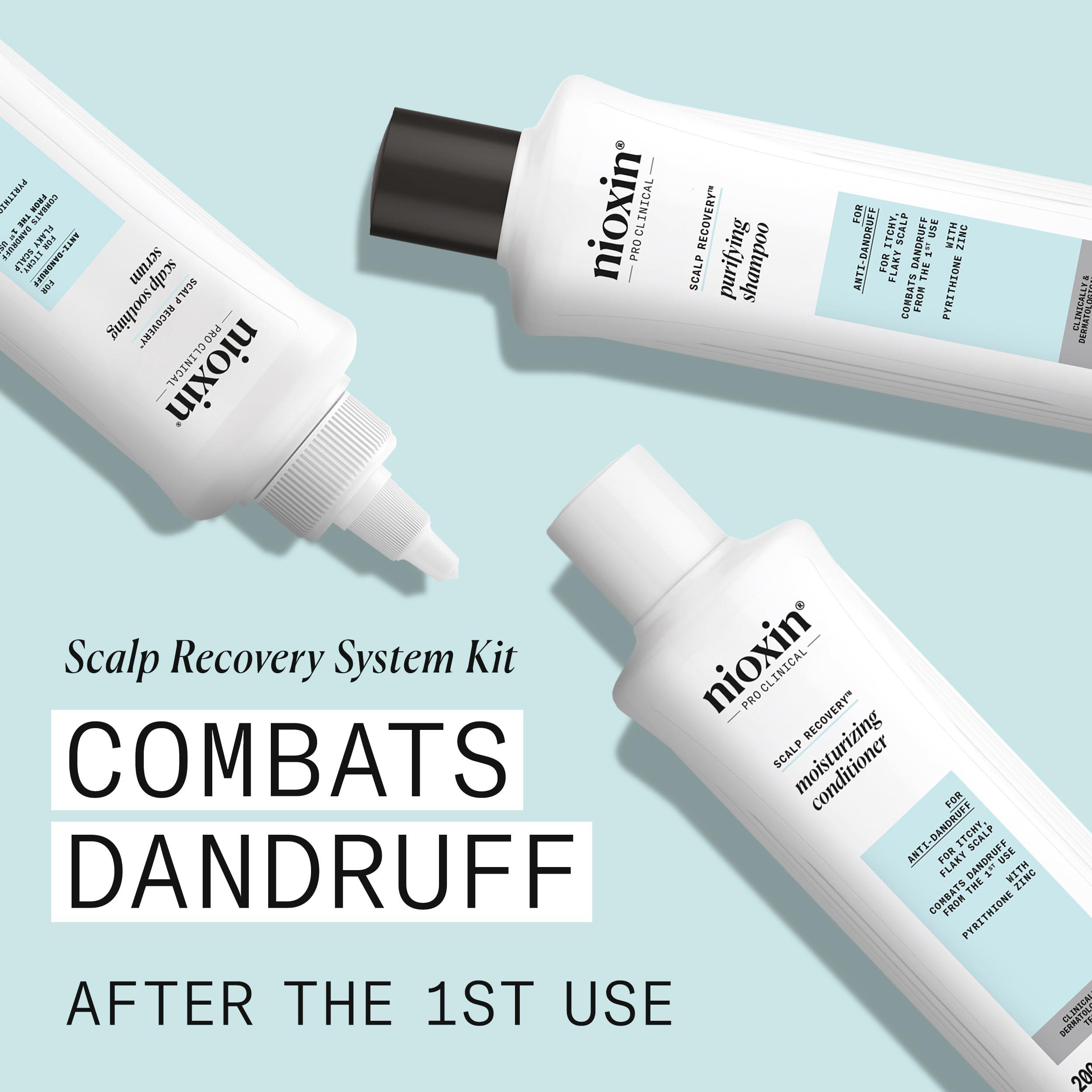 Nioxin Nioxin Scalp Recovery Anti-Dandruff System Kit | For Itchy & Flaky Scalp | Pyrithione Zinc | Trial Size