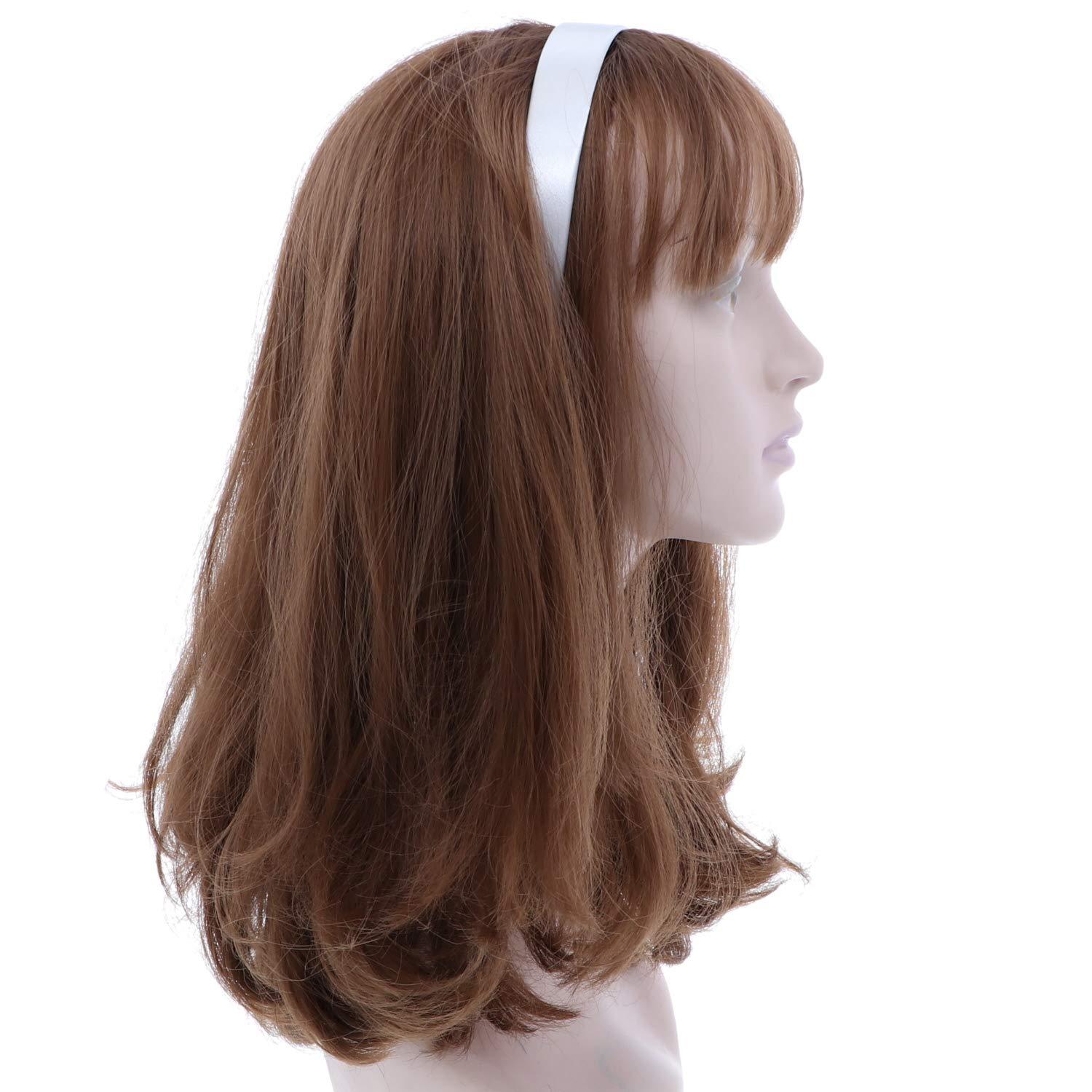 Motique Accessories Lavender 1 Inch Satin Hard Headband (Set of 12)