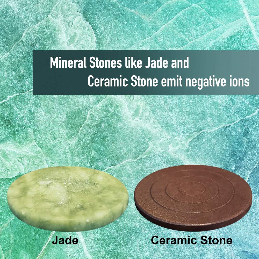 cellspa Cell Spa, Fir Belt Chi Ionic Ion Detox Machine Foot Bath Aqua Spa Cleanse With 2" Round Jade & 2" Round Ceramic Stone Powerful Boost Semi-Conductors of Negative Ions