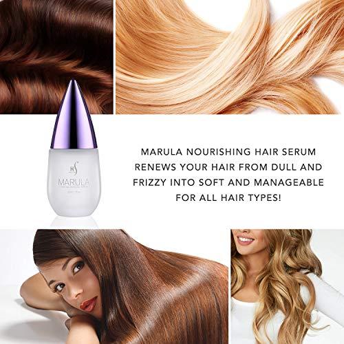 HerStyler Herstyler Grande Pink Curling Iron and Marula Oil Hair Serum Set