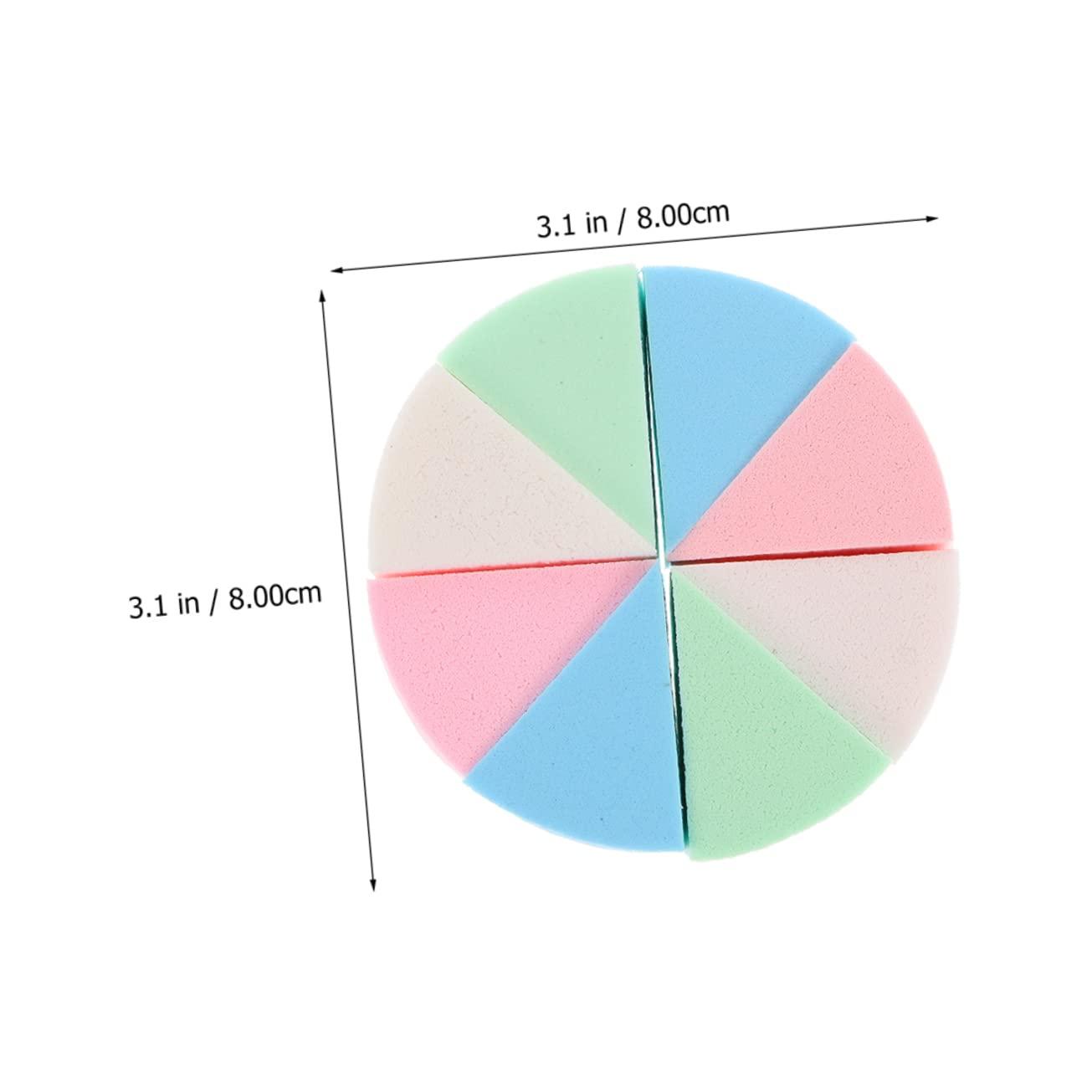Baluue Baluue 3 Sets Triangular Sponge Puff White Makeup Shape Makeup Sponge Makeup Foundation Setting Powder Puff Beauty Sponge Make up Sponges Wedge Makeup Sponge Blender Colorful Emulsion