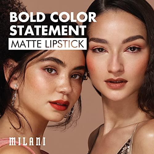 Milani Milani Bold Color Statement Matte Lipstick - I Am Confident (0.14 Ounce) Vegan, Cruelty-Free Bold Color Lipstick with a Full Matte Finish