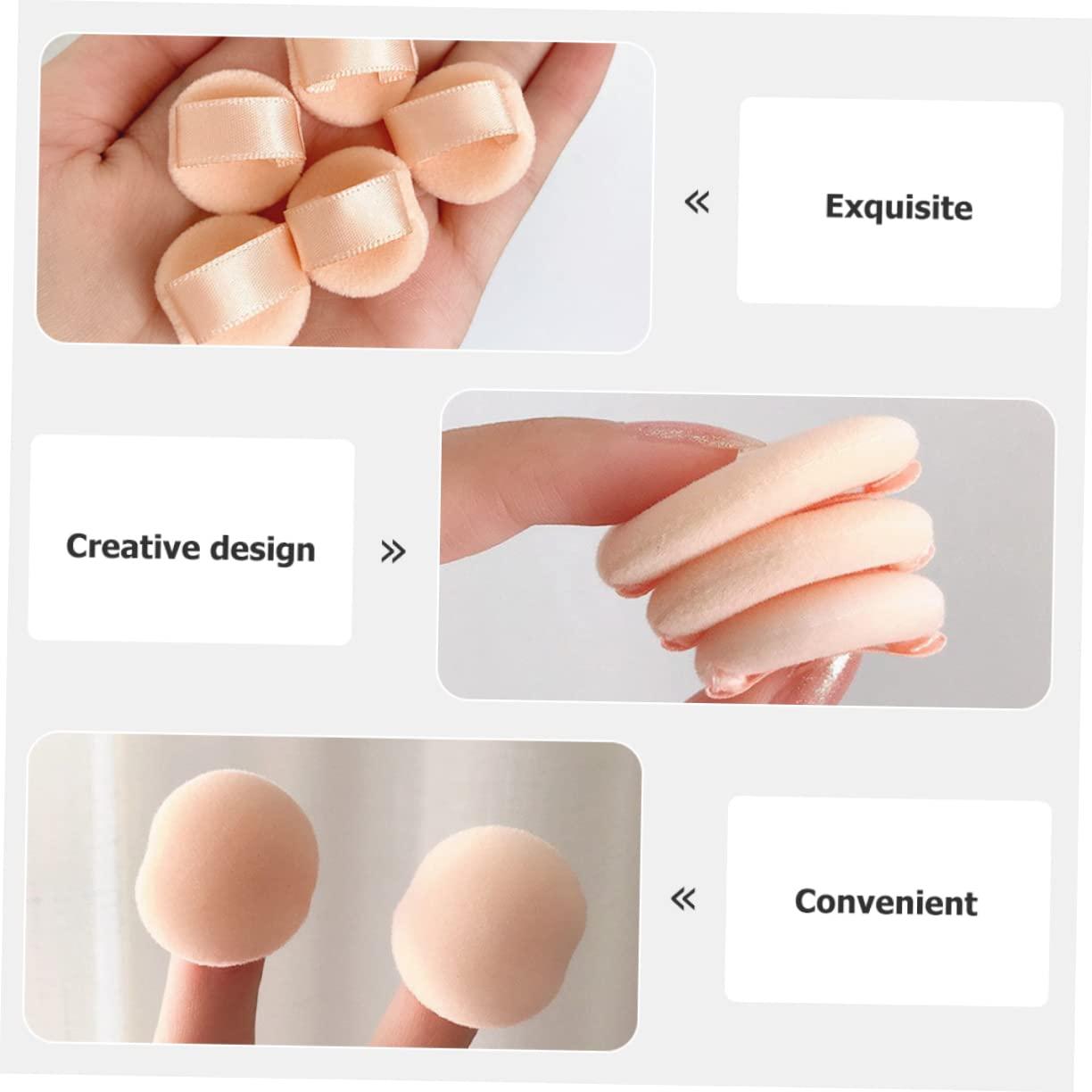 CANIGHT CANIGHT 5pcs Makeup Puffs for Powder Sponges Makeup Cosmetic Powder Round Makeup Sponge Mini Powder Puff Powder Puffs Powder Puff Makeup Puffs Makeup Powder Puff Flocking
