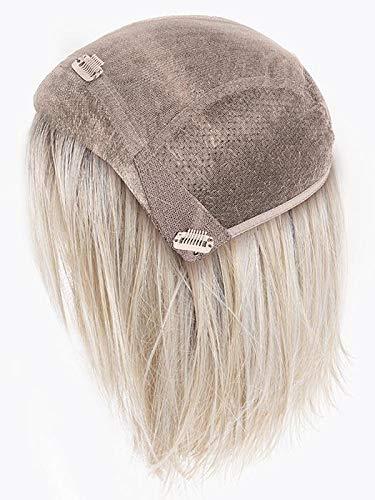 Ellen Wille & Maxwigs Fizz Hair Topper Color Sand Rooted - Ellen Wille Wigs 10" Top Piece Synthetic Crowne Volume Hand-Tied Extended Lace Front Clip Bundle MaxWigs Hairloss Booklet