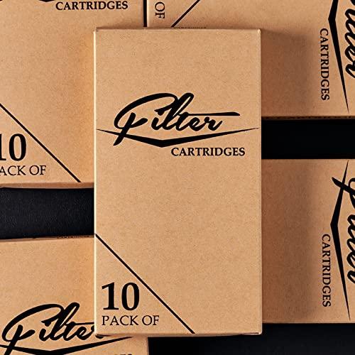 POPU Tattoo Needle Cartridge 17M1#12 Standard Tattoo Needles with Safety Membrane Disposable Cartrdiges Magnum 10Pcs for Rotary Tattoo Machine Supply