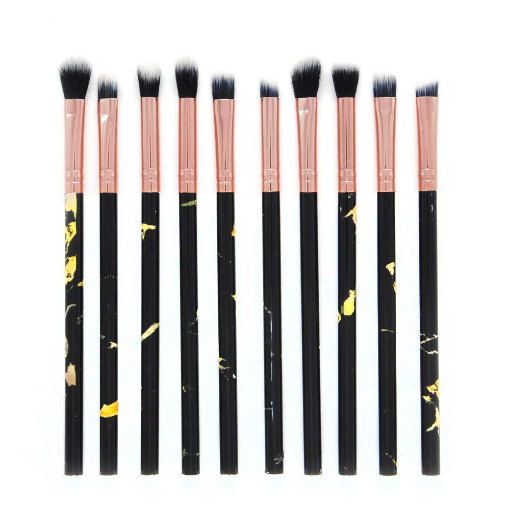 JMKJMJP JMKJMJP 10 Pcs Makeup Brush Set Face Eye Shadow Eyeliner Foundation Small Makeup Brush