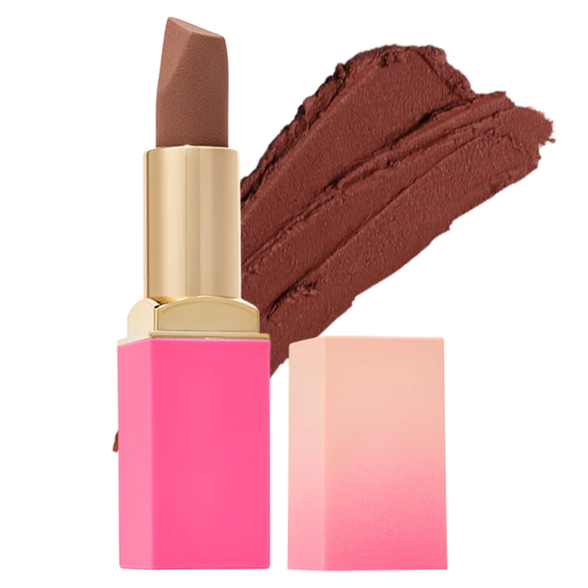 Juvia's Place Juvia\'s Place The Nude Velvety Matte Lipstick Toffee - Nude Matte Lipstick, Long-lasting Matte Lipstick, Rich-Color Lip Makeup, Creamy Lipstick with Matte Finish, Beauty & Lip Products