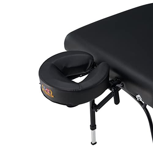 Master Massage Master Massage Violet-Tilt 29.5''Liftback Tilting Salon Aluminum Massage Table Package(Black)