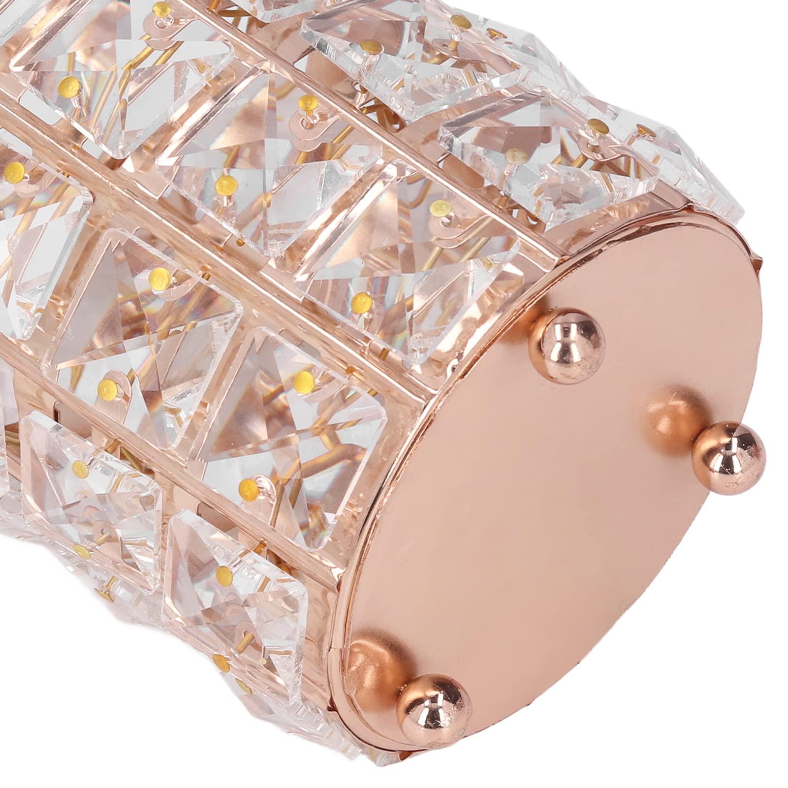 CHEOTIME CHEOTIME Makeup Brush Holder Organizer Golden Crystal Bling Personalized Gold Comb Brushes Pen Pencil Storage Box Container (Gold)