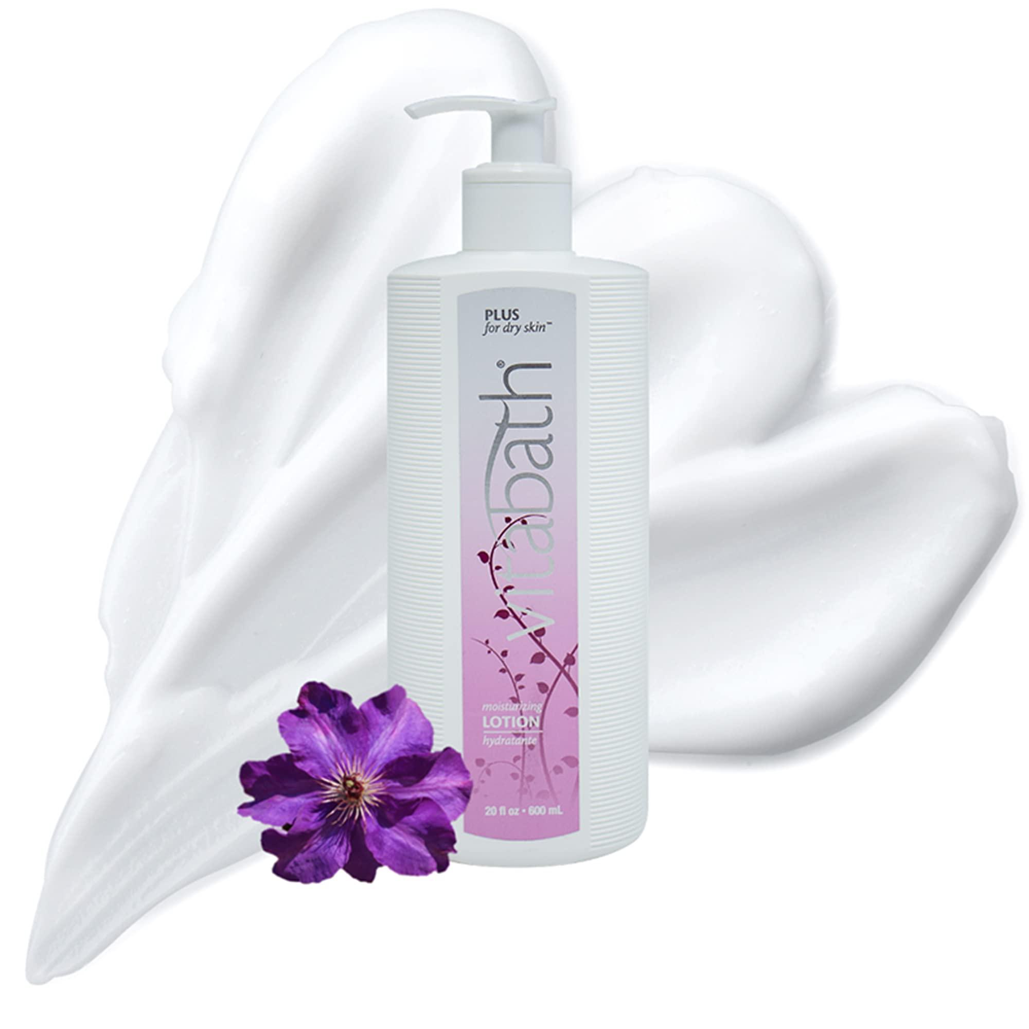 Vitabath Vitabath Plus For Dry Skin Moisturizing Body Lotion Replenishing Botanicals, Aloe, Shea Butter & Hazel Seed Oil Nourishing Deeply Quench Dehydrated Skin Women & Men - Cruelty-Free - 20 oz