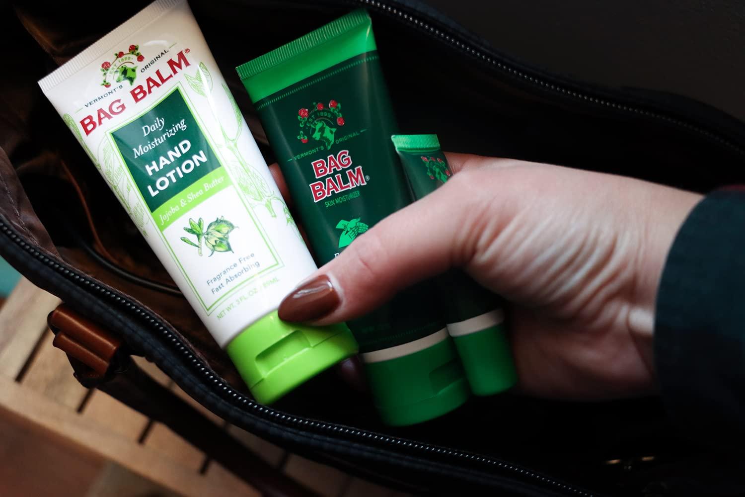 Bag Balm Vermont's Original Bag Balm Travel Bundle | Moisturizing Skin Balm and Lotion TSA Approved