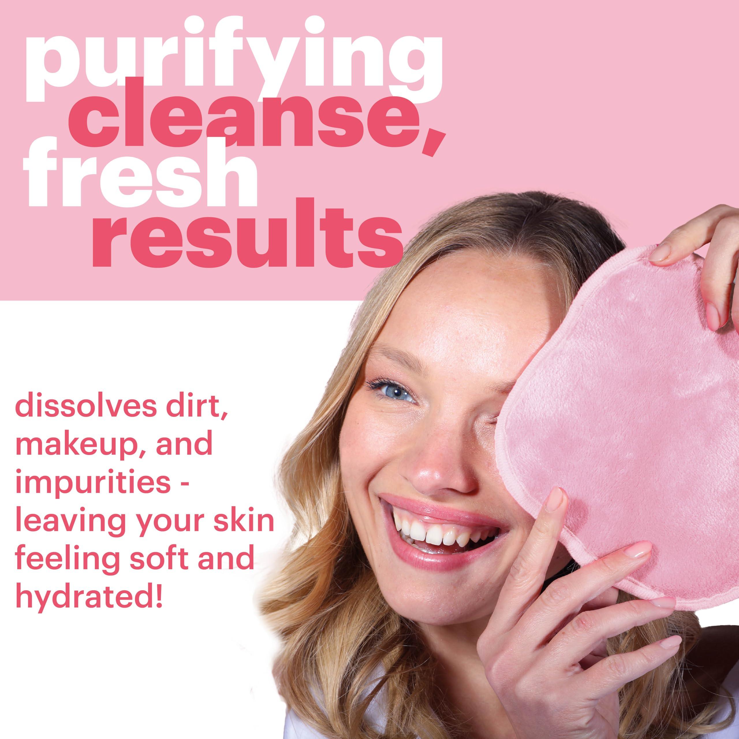 AfterSpa Reusable Makeup Remover Pads by Afterspa, Face Towels, Mini Eye Makeup Remover Wipes, Vegan, Cruelty Free, Small