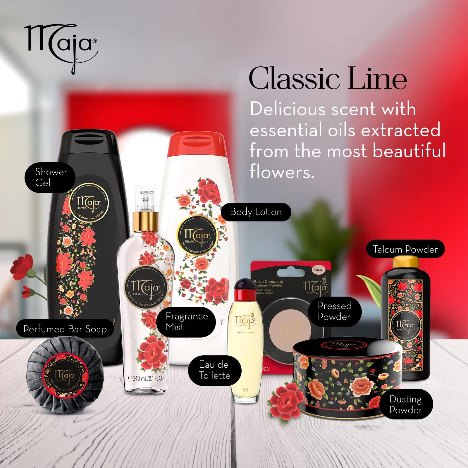 Maja Maja Soap, Perfumed Bar Soap, Body Wash Bar, Clean and Moisturize your Skin, Beautifully Scented, 1 set of 3 Soaps, 3.1 Oz Each Soap, 1 Box (Pack of 2)