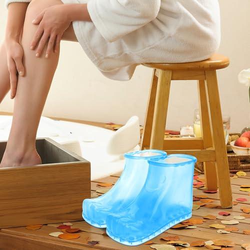 Healeved Healeved Massage Foot Bath Shoes Foot Soaking Bath Basin Foot Soak Tub Foot Soaker Foot Spa Shoes Pedicure Bucket for Home A