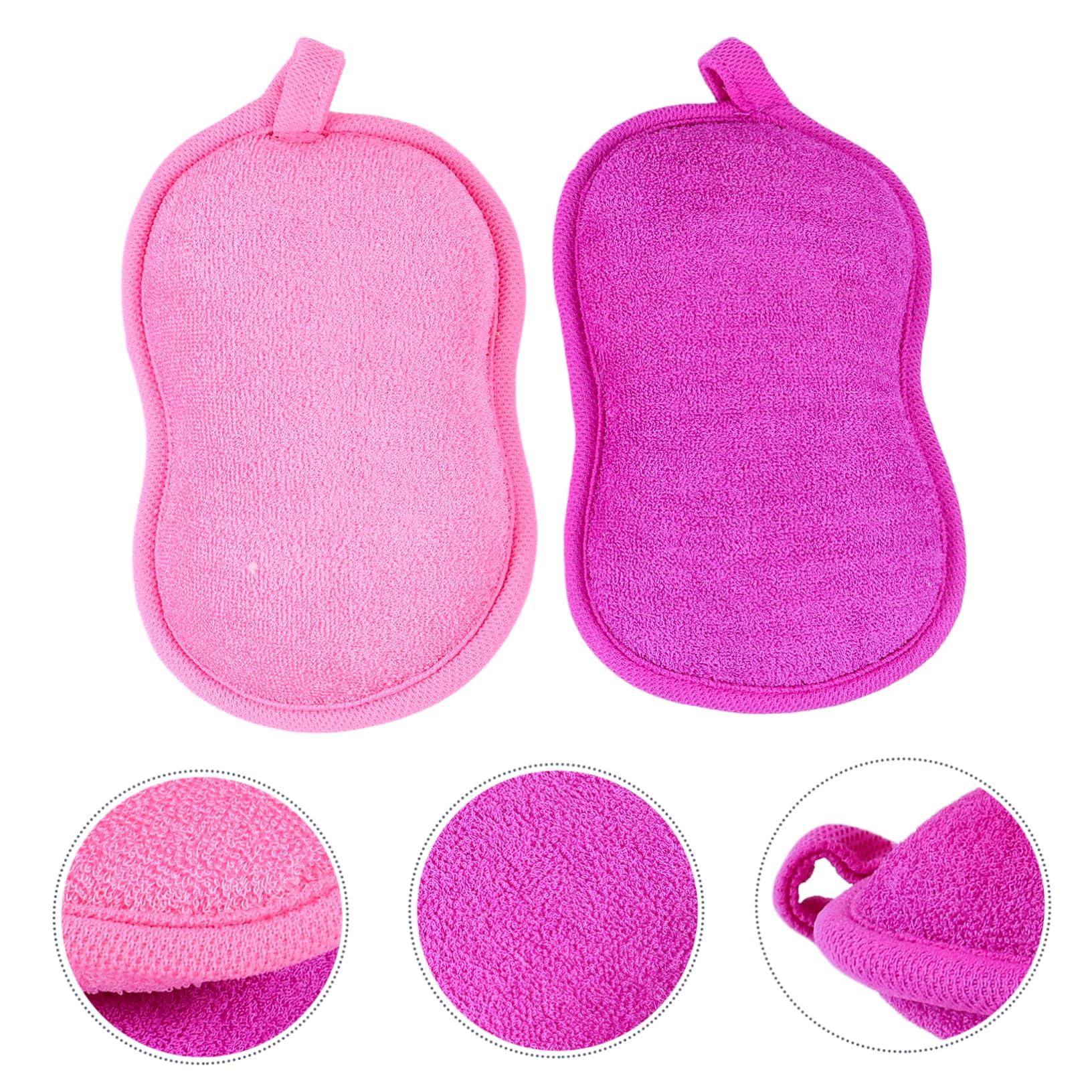 DOITOOL DOITOOL 4pcs Bath Sponge Body Scrubber for Men Shower Sponge Sponges for Cleaning Lovely Bath Cleaning Sponges Bathing Sponge Foam Body Wash Mens Body Scrubber Filament Plant Rub Free