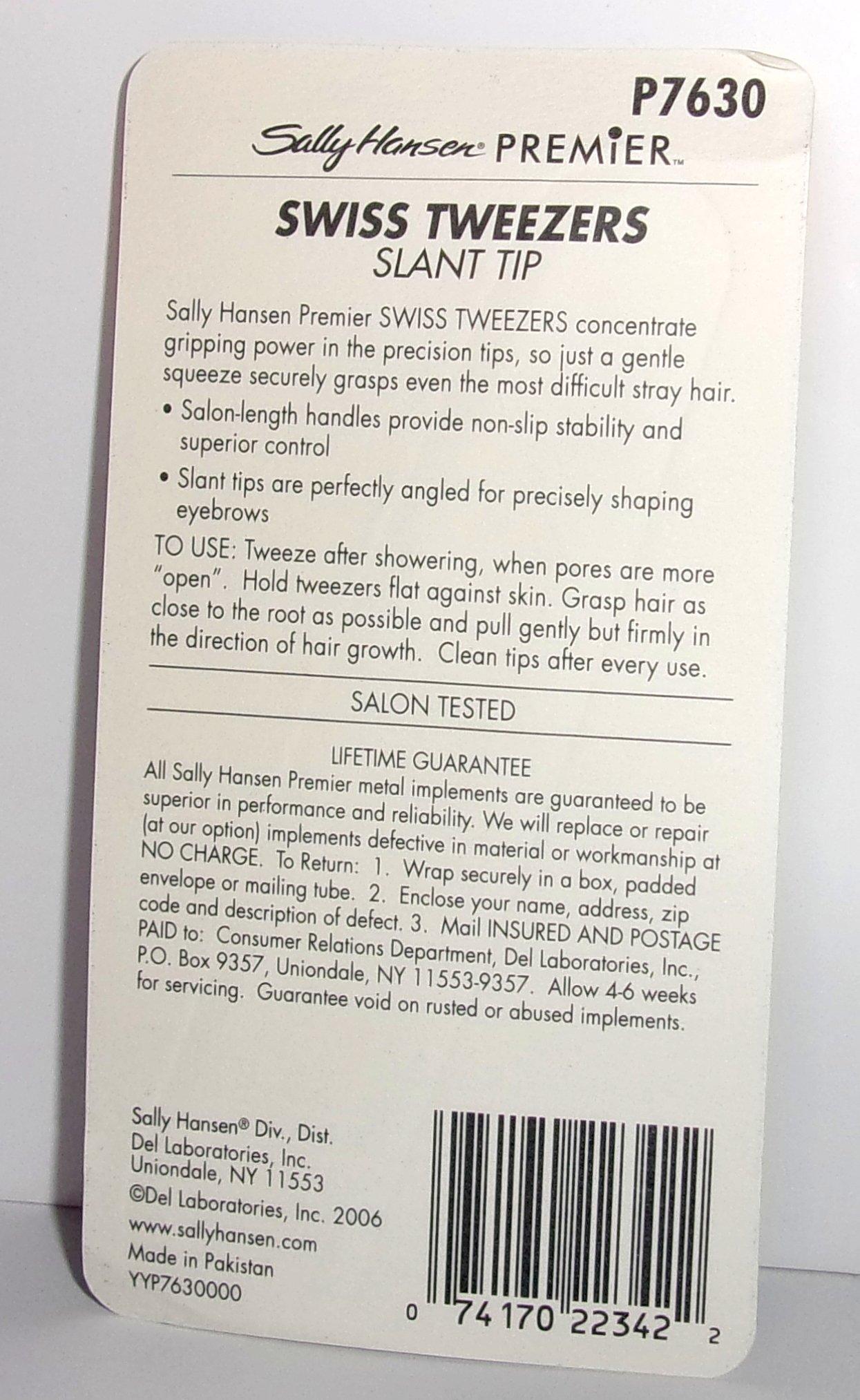 Sally Hansen Sally Hansen Premier Swiss Tweezers Slant Tip Tweezers