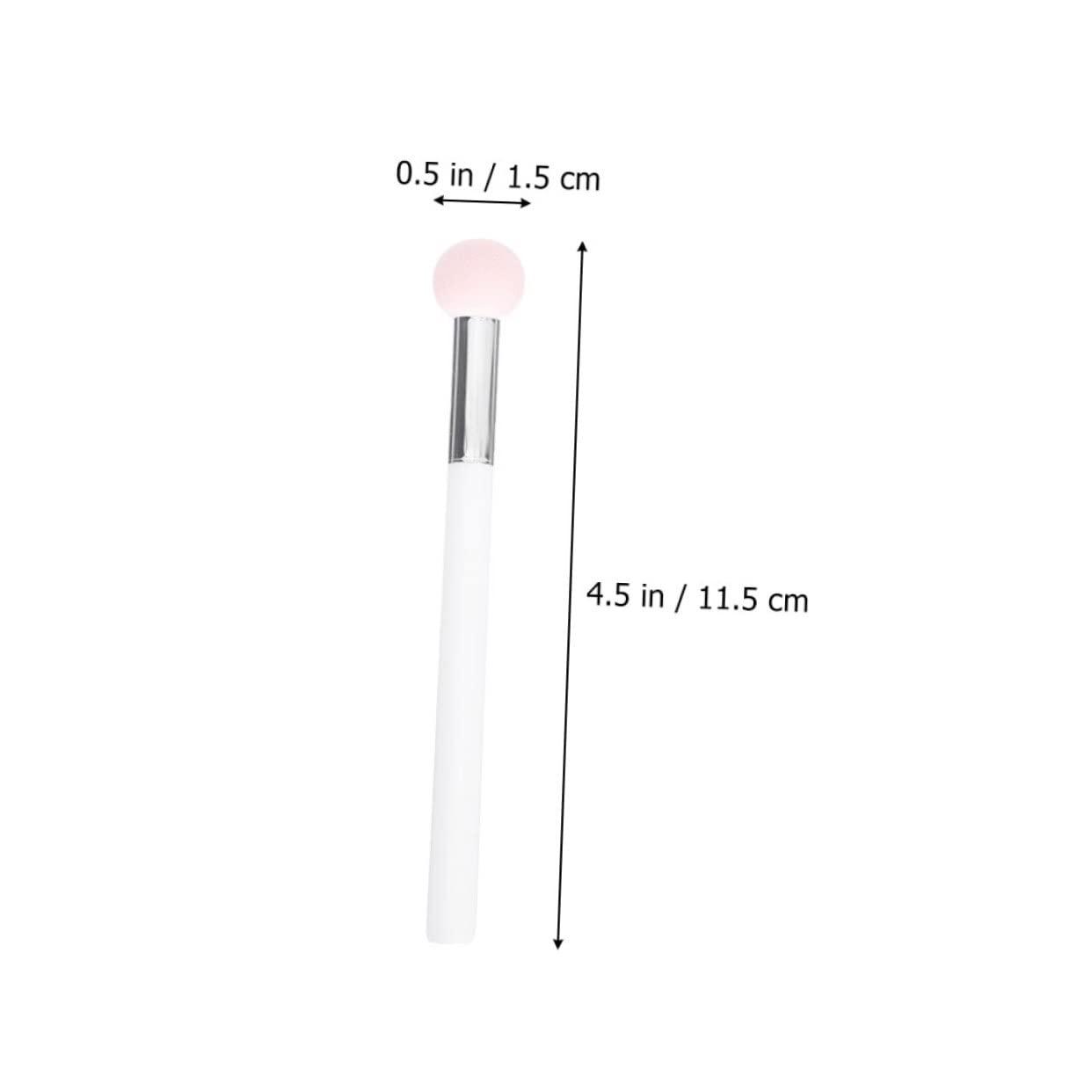 IWOWHERO 12 Pcs Sponge Makeup Brush Makeup Sponge Sponges Makeup Supplies Sponge Head Makeup Brush Makeup Eyeshadow Concealer Bulk Dual Using Sponge Dry Wet Using Sponge Wooden Handle IWOWHERO