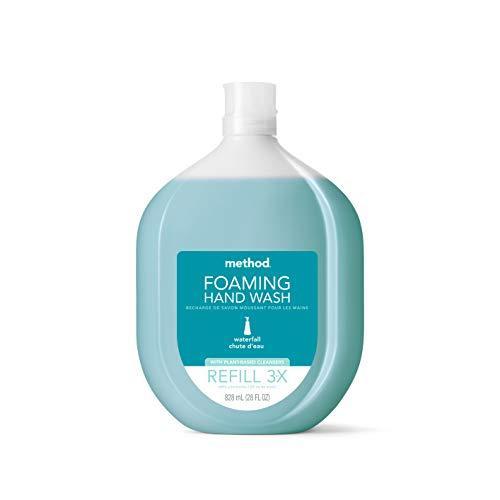 Method Method Foaming Hand Soap, Refill, Waterfall, 28 Ounce, 1 pack
