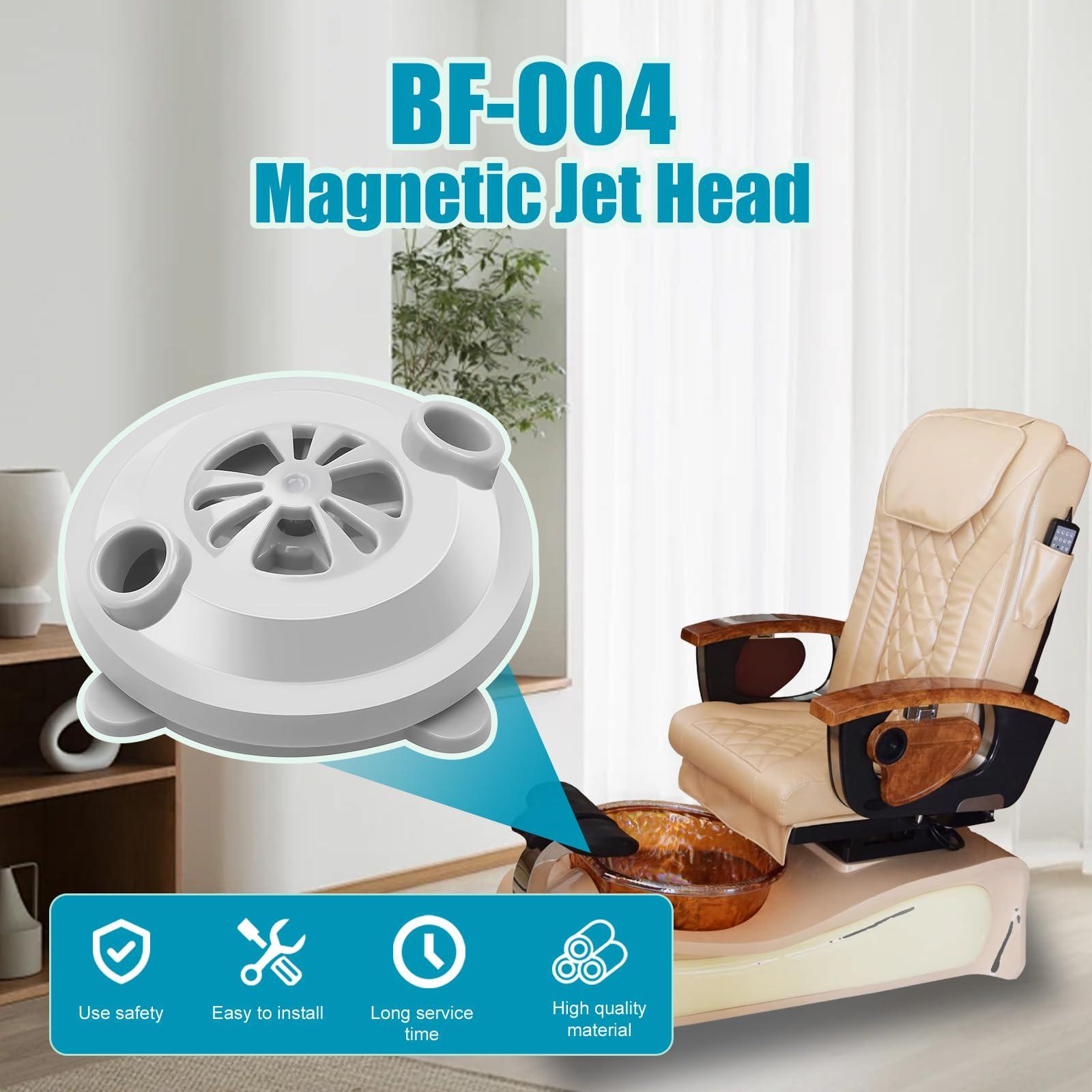 SZHY-LINK SZHY-LINK Replacement Magnetic Jet Motor Head BF-004 Compatible for LURACO Jet Motor Pedicure SPA Chair Part - Pedicure SPA Tubs Contains Propeller and Cover