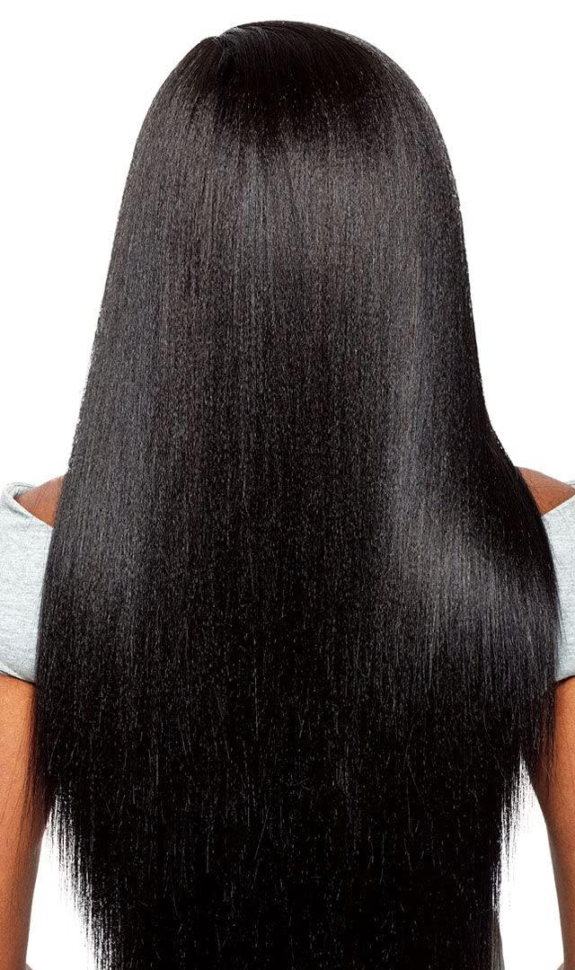 Outre Outre Human Hair Blend Weave Premium Purple Pack Brazilian Boutique Virgin Sleek Pressed 18", 20", 22"+Free Closure (DR30)