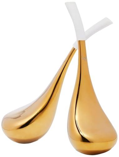 Angela Caglia Angela Caglia Gold Cryo Facial Set- Ice Globes for Face, Improve Circulation and Glow