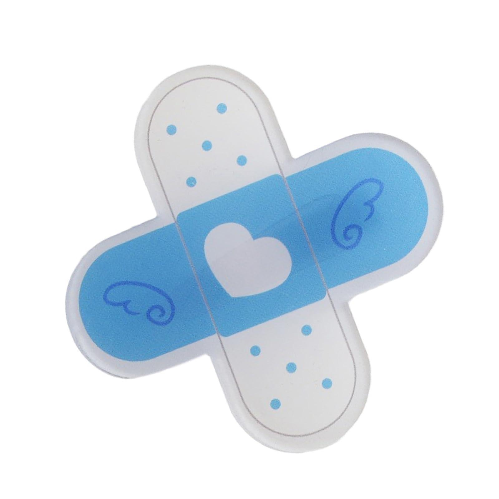 CHENZILIN CHENZILIN Acrylic Cross Hair Clip for Teens Girls Cute Hairpins Side Clip Y2K Barrettes for Women Side Bangs Subculture Hairpin, Blue