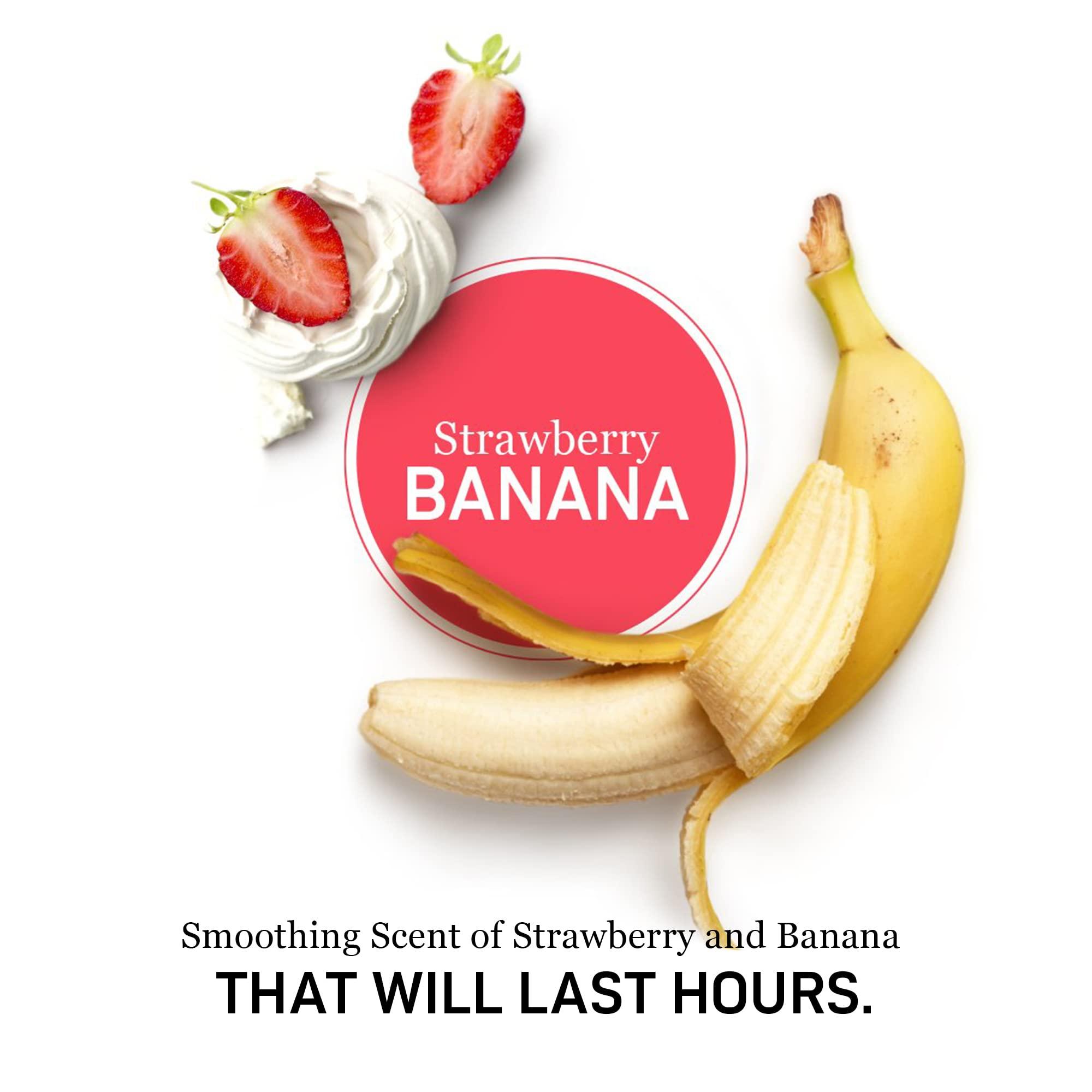 Hairgurt Hairgurt Smoothing Yogurt Hair Care 3-Piece Set - Strawberry Banana - Natural Shampoo, Conditioner and Hair Mask, Smoothes Dry, Damaged, Frizzy & Color-Treated Hair