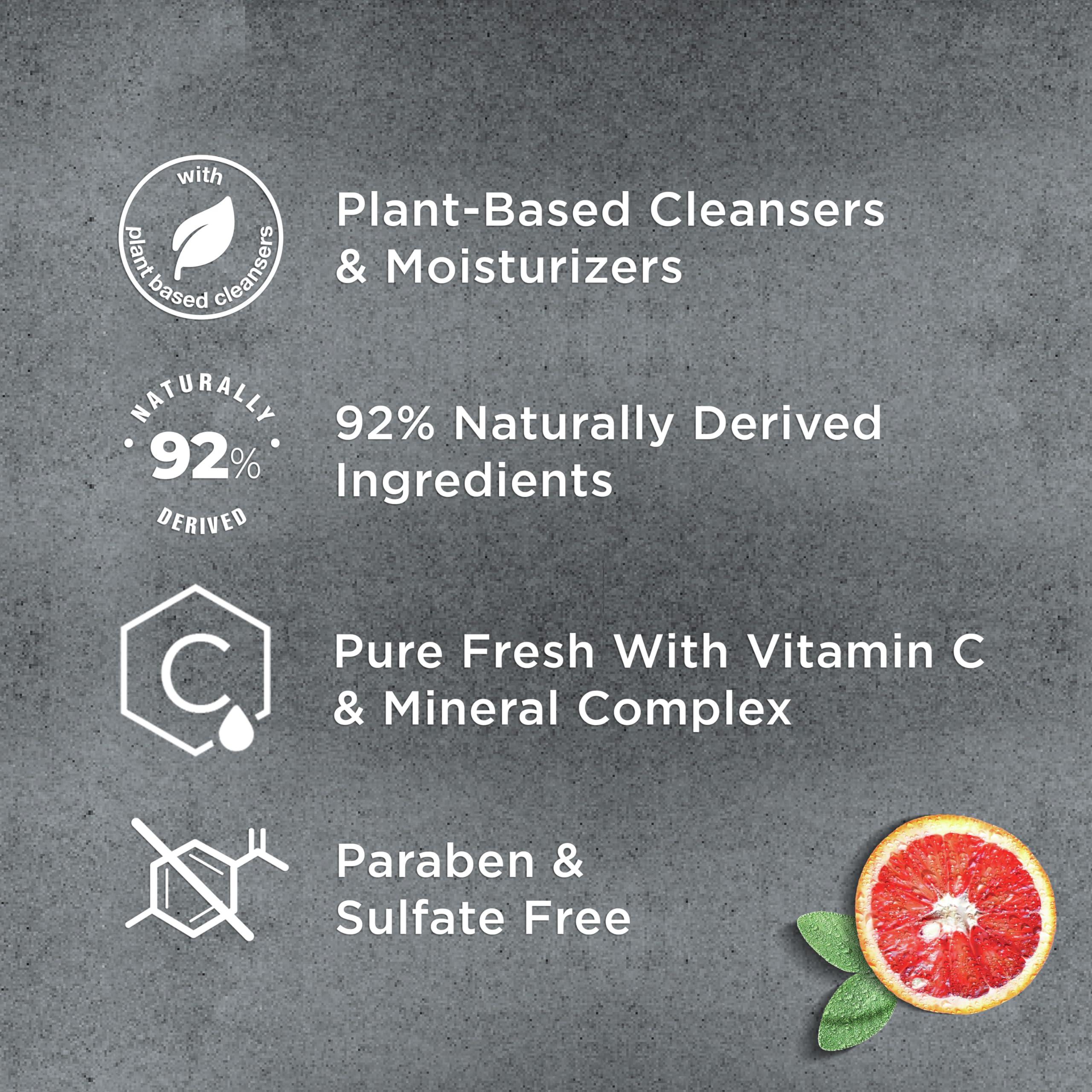 DOVE MEN + CARE Dove Men+Care 2-in-1 Shampoo + Conditioner Pure Fresh Orange & Sage for Strong, Healthy-Looking Hair, with Vitamin C & Mineral Complex, 17.5 oz