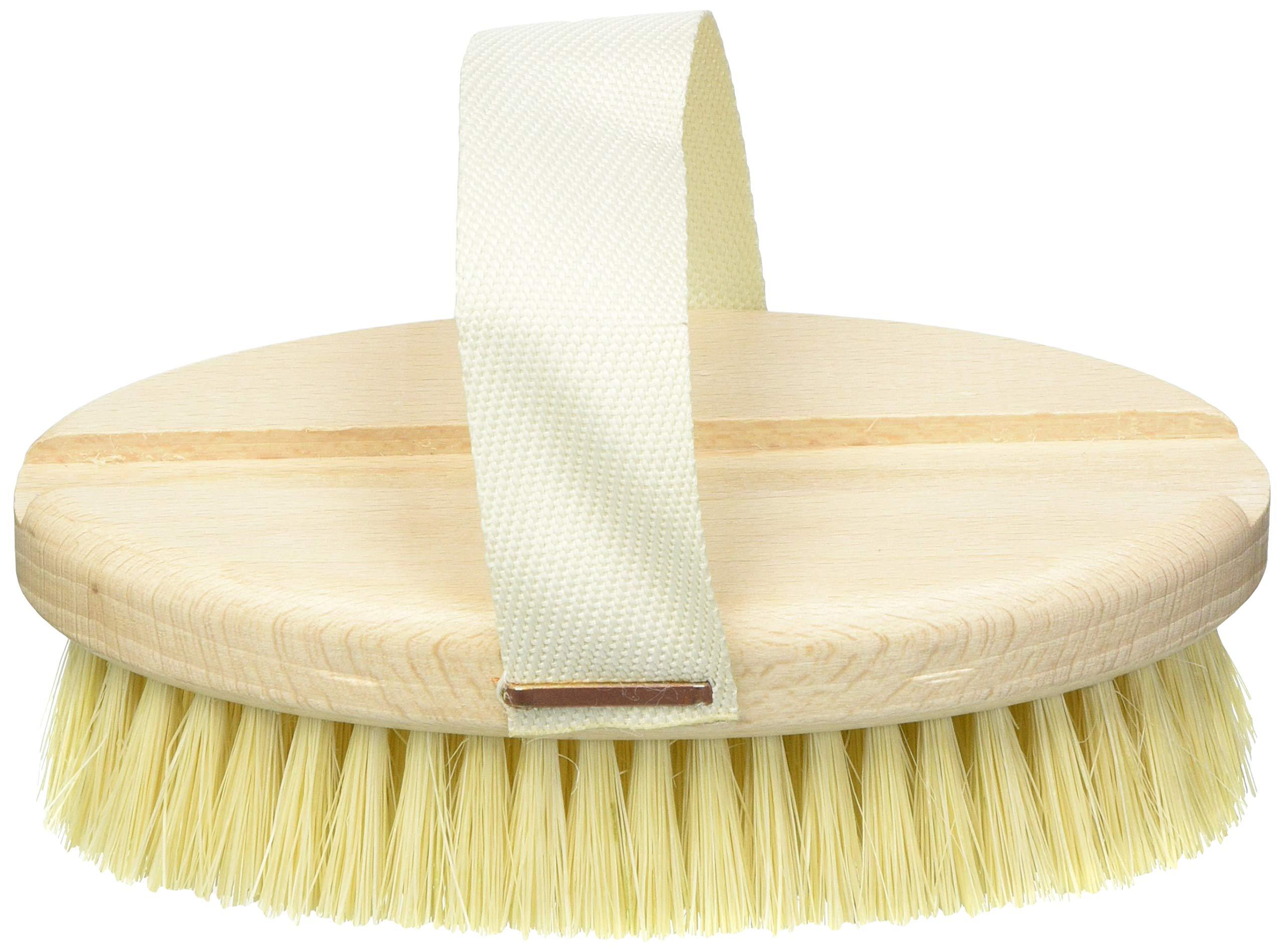 Dr Hauschk Dr Hauschk (DRHF0), Body Brush with Detachable Handle Beech Bristle Sisal Medium Vegan