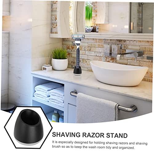 Cabilock Cabilock Shaving Razor Stand Safety Razor Stand Head Shavers for Men Razor Base Face Shaver for Men Body Shavers for Men Shaving Brush Stand Mens Shaver Man Block Desktop