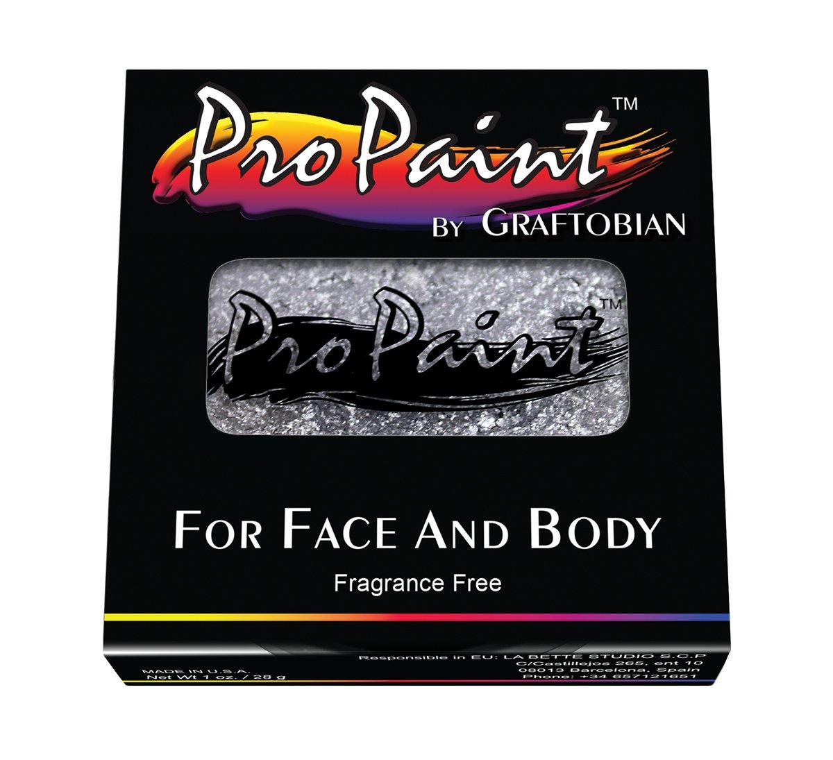 Graftobian Graftobian Pro Paint Face and Body Paint - Silver Sterling, 30 ml