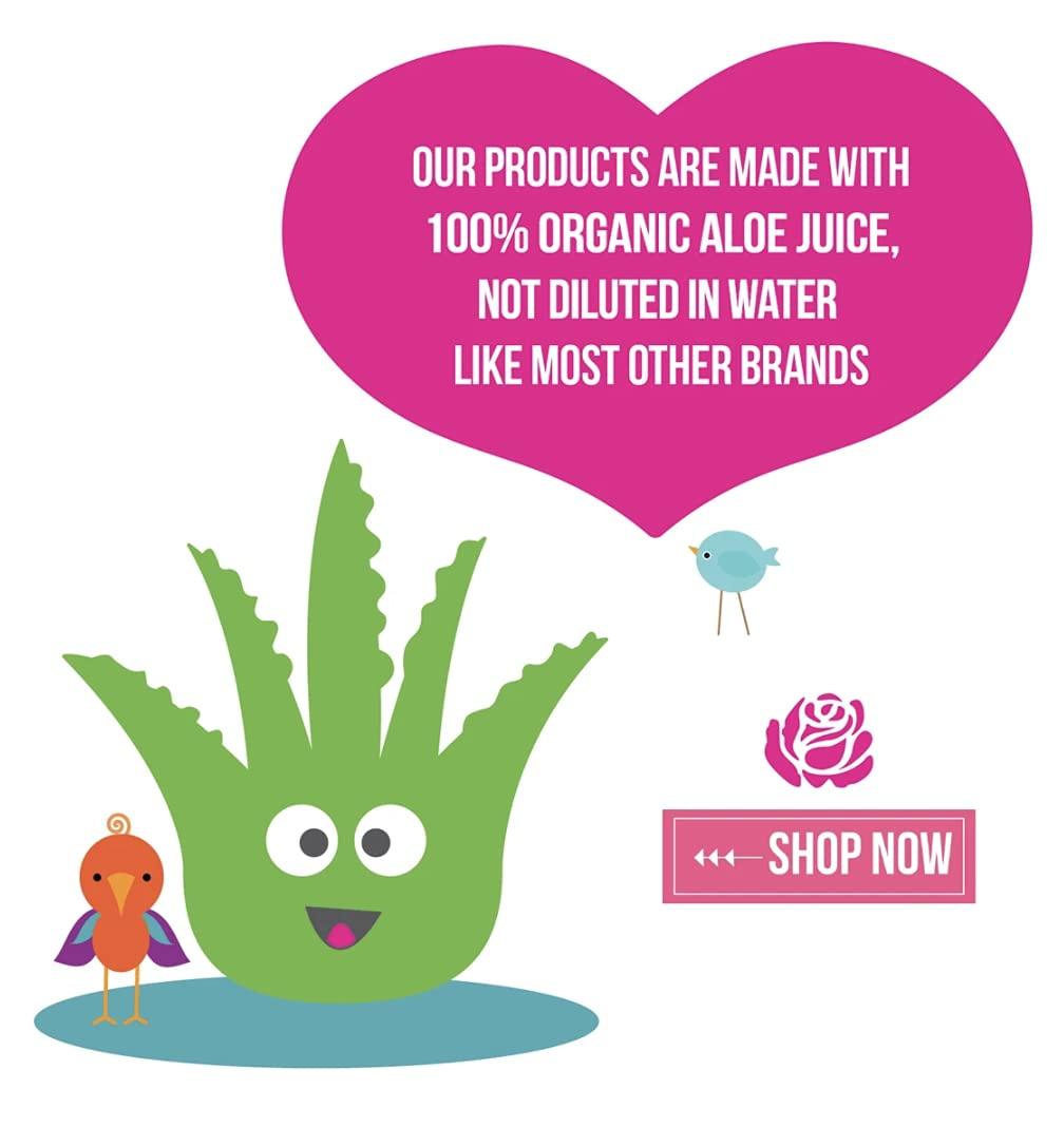 Little Roseberry Hair Gel for Kids | Light Hold | Chemical Free | Made with Organic Aloe Vera and Vitamins | Safe on Babies, Toddlers, Men and Women | Always Paraben, Sulfate & Fragrance Free | Made in USA (1 Unit)
