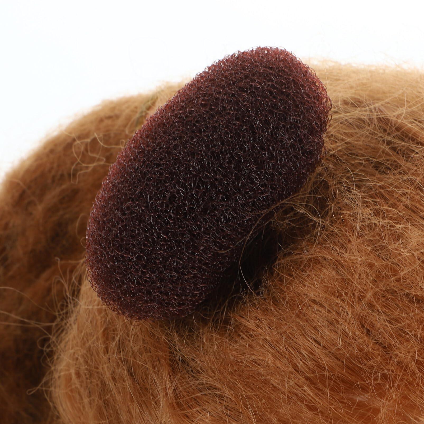 Healeved Healeved 4PCS Hair Bumps for Volume Insert Hair Base Sponge Volume Hair Bump Clip Invisible Fluffy Hair Pad Hair Sponge for Updo Hair Accessories for Updo